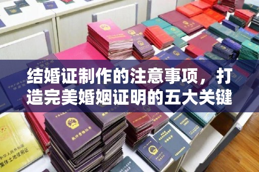 焦作结婚证制作的注意事项，打造完美婚姻证明的五大关键点