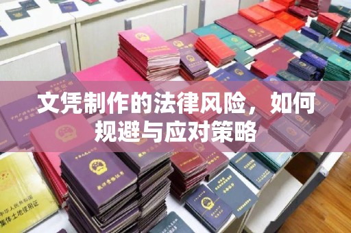 焦作文凭制作的法律风险，如何规避与应对策略