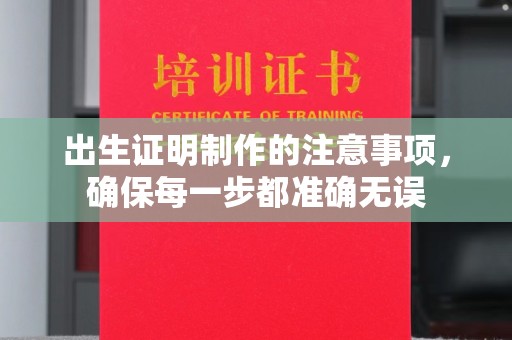 焦作出生证明制作的注意事项，确保每一步都准确无误
