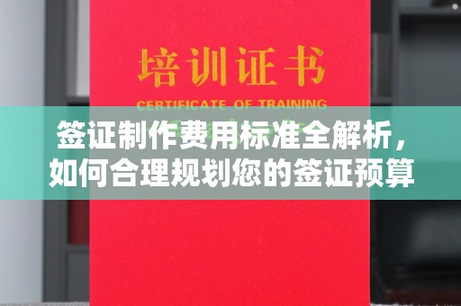 焦作签证制作费用标准全解析，如何合理规划您的签证预算？